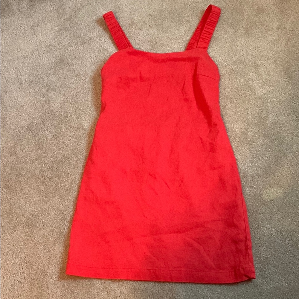 Zara Red Sleeveless Dress